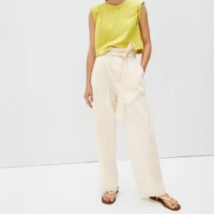 Everlane Paperbag Pant, Canvas, size M